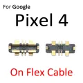 Inner FPC Connector Battery Holder Clip Contact For Google Pixel 3 4 XL 3XL 4XL 4a 5 5a 6 7 Pro On Motherboard Logic Main Board Flex Cable Parts. 