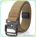 【Atoztide Store】STM double ring nylon elastic stretch durable canvas wild belt 120CM. 
