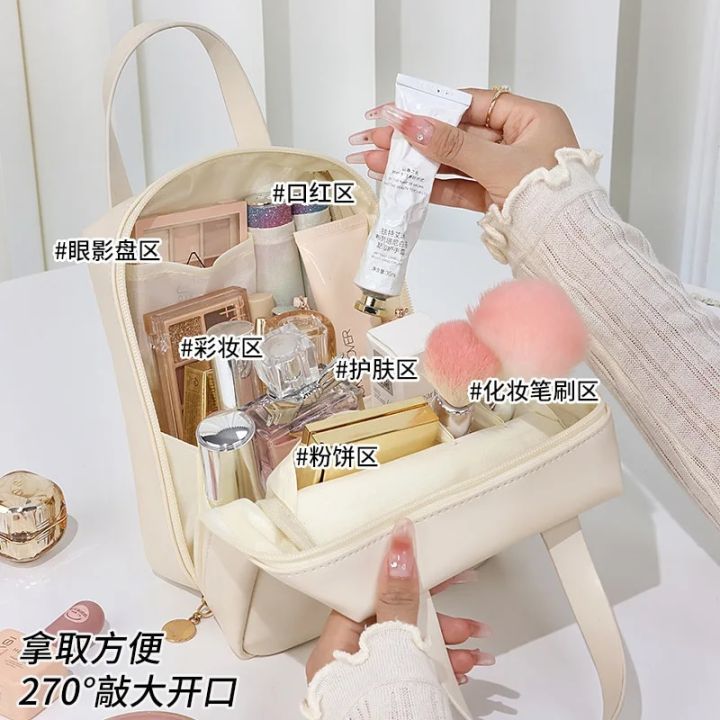 Travel%20New%20Hands%20Enhance%20Beauty%20PU%20Makeup%20Bag%20Portable%20Cosmetics%20Storage%20Bag%20Travel%20Large%20Capacity%20Wash%20Bag%20-%20Image%205