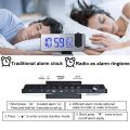 Projectable Clock Projector Alarm Clock LED Digital Electronic Ceiling Clock for A Bedroom Bedside Desktop Table Digital Wall. 