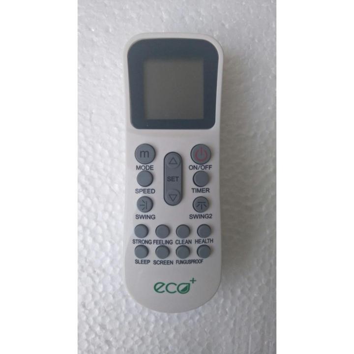 ECO PLUS AIR CONDITIONER REMOTE CONTROL.