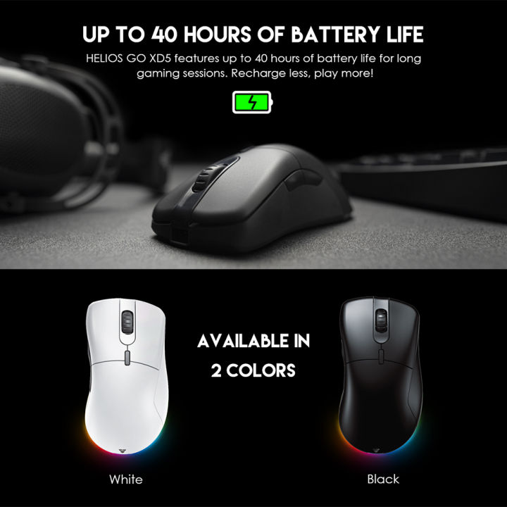 FANTECH%20XD5%20Professional%20Gaming%20Mouse%20PIXART3370%2019000DPI%201000Hz%20400ips%206%20Macro%20Buttons%20RGB%20Mice%20For%20Laptop%20PC%20LOL%20FPS%20Gamer%20-%20Image%205