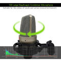 Studio Professional Microphone Condenser Mic For Computer Laptop PC Streaming Karaoke Singing Wired Mikrofon Microphn Mike Sound.