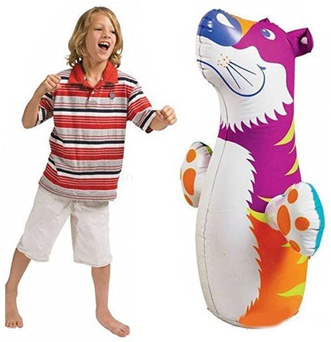 INTEX%203D%20Bop%20Bag%20Pink%20Tiger%20-%20Inflatable%20Blow%20Up%20Punching%20Bag%20Toy%20Gift%20Kids%20Fun%20///%20-%20Image%202