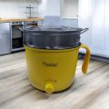 Prestige 22cm Multifunctional Household Kitchen Electric Cooking Pot with Steamer. 