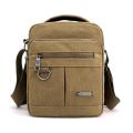 New Casual Men's Canvas Shoulder Bag Men Messenger Bags Simple Lightweight Small Travel Bag Crossbody Bag.