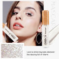 Kristen Leanne cross-border Amazon sparkling sparkling diamond colored pearlescent glitter mascara.