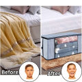 4PCS Large Clothes Storage Bags – Portable Wardrobe Organizer & Blanket Covers for Home Use. 