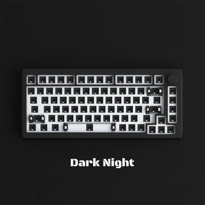 Akko%205075S%20VIA%20Kit%2075%25%20Custom%20Barebone%20Keyboard%20RGB%20Backlit%203/5-Pin%20Hotswap%20Mechanical%20Gaming%20Keyboard%20with%20Knob%20Gasket%20Mount%20-%20Image%204