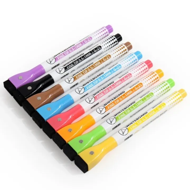 8%20Colors%200.5mm%20Magnetic%20Dry%20Erase%20Markers%20Whiteboard%20Marker%20Pen%20Office%20School%20White%20Board%20Stationery%20Extra%20Fine%20Tip%20Colored%20Pens%20-%20Image%205