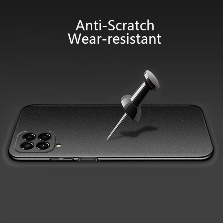 Biruiqu%20For%20Samsung%20Galaxy%20M33%205G%20Shockproof%20Anti%20Slip%20Soft%20TPU%20Sandstone%20Matte%20Back%20Case%20Cover%20-%20Image%204
