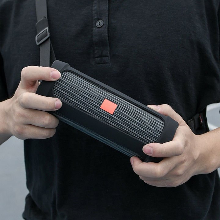 Silicone%20Case%20Cover%20Protective%20Cover%20Portable%20Speakers%20Resistant%20Drop%20Crash%20Speaker%20Carry%20Case%20With%20Adjustable%20Shoulder%20Strap%20Compatible%20For%20Flip%20Essential%202%20Wireless%20Speaker%20-%20Image%206