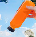 Eco-friendly 100ml 250ml 350ml 500ml Square Transparent PET Juice Plastic Drink Bottle with Lid. 