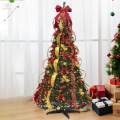 Foldable Christmas Tree 6 ft Tree for Indoor Office Decor. 