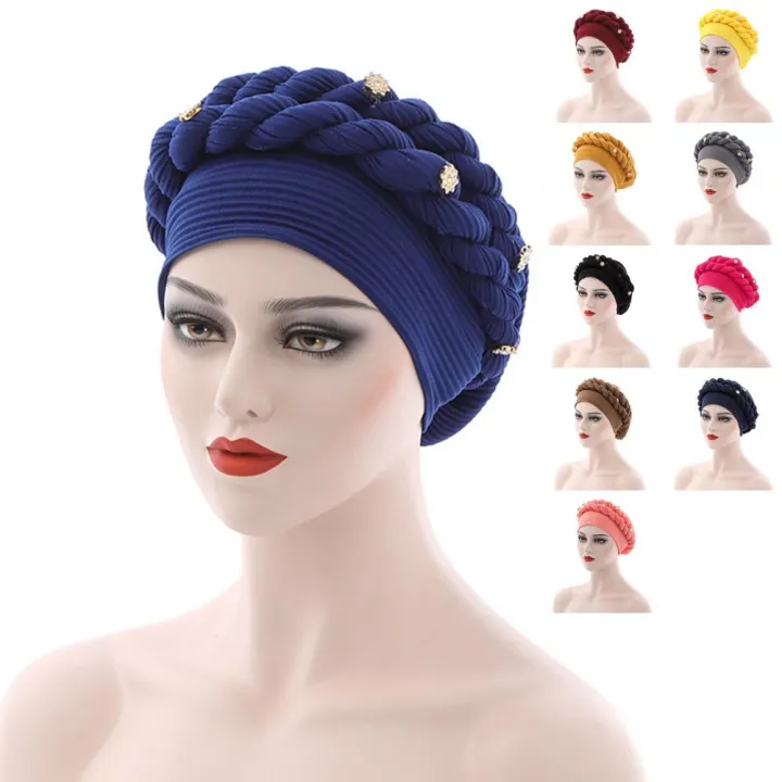 %E3%80%90Alien%20Alien%E3%80%91%202023%20Turban%20Cap%20Beautiful%20Ladies%20Flower%20Brimless%20Twist%20Head%20Wrap%20for%20Party%20Beanie%20Headwrap%20Women%20Hat%20-%20Image%202