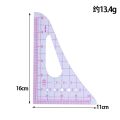 1pc Sewing French Curve Ruler Measure Dressmaking Tailor Drawing Template Craft Tool Set Costura Sewing Machine Accessories DIY. 