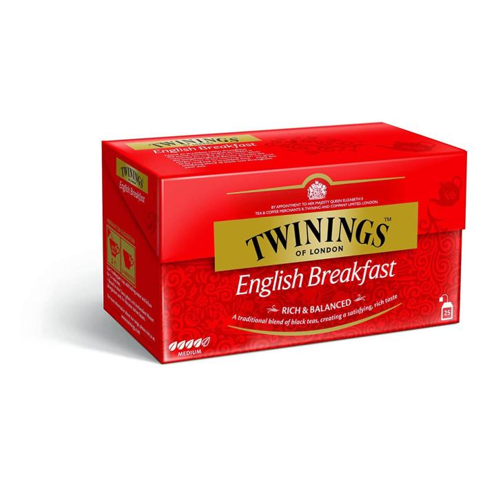 Twinings English Breakfast Tea - 25Pcs Tea Bag (50gm)