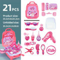 Pretend Play Toys Children Simulation Kitchen Maintenance Tools Multi-functional Intellectual Backpack Toy.