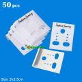 50 pcs x Earring Display Cards (3x3.5cm) Earrings Holder Jewelry Plastic Display Card. 