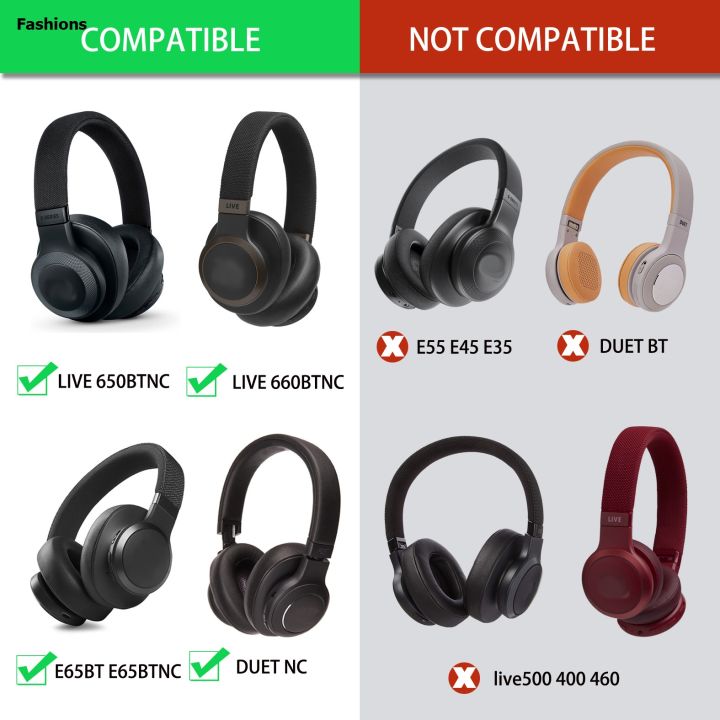 Fashions%20Ear%20Pads%20For%20JBL%20E65BTNC%20Duet%20NC%20LIVE650%20660%20BTNC%20Headphones%20Soft%20Foam%20Cushion%20Cover%20High%20Quality%20Earpads%209.16%20-%20Image%206