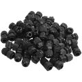 PG7 Black Nylon Waterproof Strain Relief,Cord Grip,Cable Gland 3.5-6 mm 50pcs -  black. 