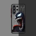 Matte Marvel Spider Man Venom Back Cover Phone Case for Samsung Galaxy S23 Ultra S20 FE S22 S24 Plus S21 S23 FE S10 Plus S9. 