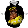 2023 New Fashion RAPPER Juice Wrld 3D Print Hoodie Men Cool Kids Hoody Sweatshirt Casual Long Sleeve Hooded Top Boys Hoodies. 