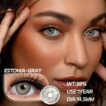 New Estonia Gray Color Contact Lens With Regular Kit Box For Men and Women. 1 Pair Color Contact Lens For Eye Makeup and Cosmetics.New Fashion Eye Exclusive Estonia Series. #estonia.