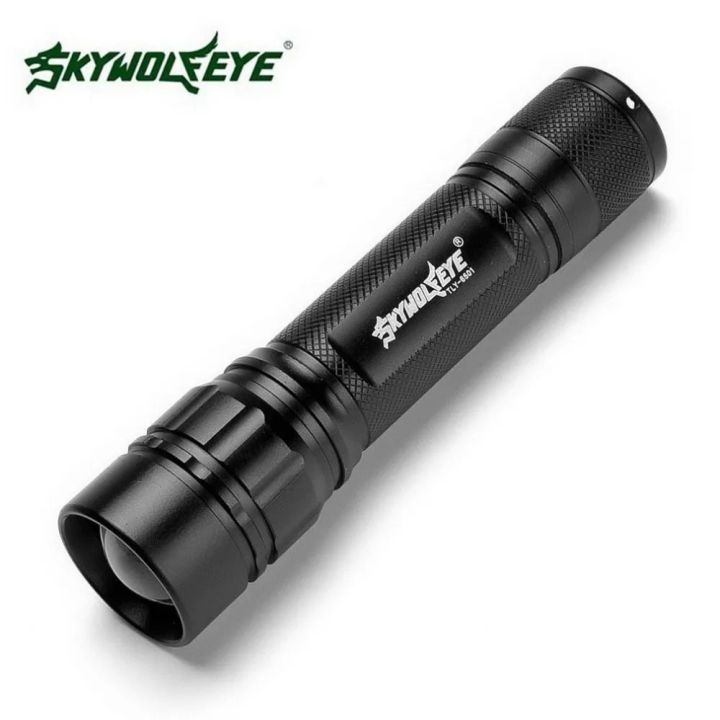 Skywolfeye%20Focus%20260%20Lumens%203%20Modes%2018650%20Q5%20LED%20Powerful%20Flashlight%20Torch%20Lamp%20VEJ93%20P30%20-%20Image%204