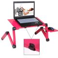 360° Adjustable Foldable Laptop PC Desk Table Vented Stand Bed Tray w/ Cooling Fan. 
