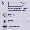Durex Extra Time Condom For Longer Lasting Pleasure - Large Single Pack 10pcs Condoms.