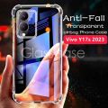 For vivo Y17s Couple Simple Shockproof phone case Four Corner Anti Fall Skin Friendly Shell Soft Phone Back Cover. 