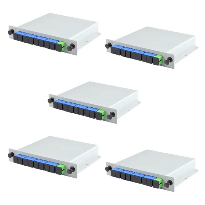 JOUYI%205X%20Fiber%20Optic%20Plc%20Splitter%201%20x%208%20Insertion%20Outdoor%20Electrical%20Splitter%20/%20Lgx%20/%20Cassette%20Type%20Sc/Apc%20-%20Image%202