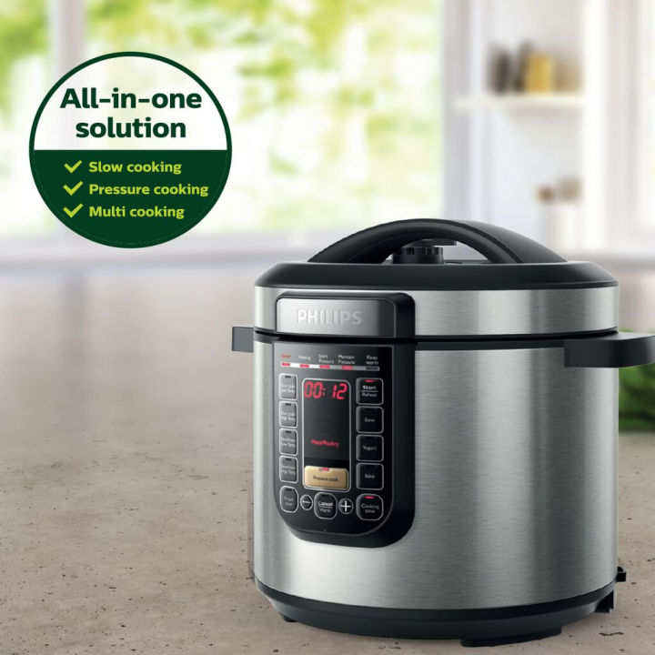 Philips%20HD2237/73%20Series%203000%20Viva%20Collection%2016-in-1%20Electric%20Multi%20Pressure%20Cooker%20%7C%206.0%20Liter%20-%20Image%202
