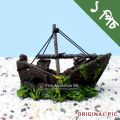 Aquarium Landscaping Decoration Ship Aquarium Fish and Shrimp Shelter cave.
