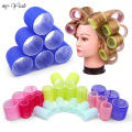Myyeah 6Pcs/Set Hair Roller Multiple Size Natural Curls Bang Curlers Self-adhesive Roller Fluffy Hair Home Use DIY Styling Tools. 