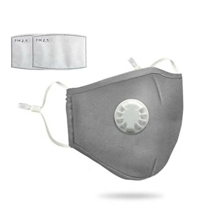 【Mary DAI Store】Gray+KN95 Comfort Mask Respirator Anti-pollution Anti-smog PM2.5 Prevent Transmission Droplet Infection Washable Reusable