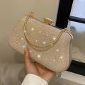 Luxury High Design Women Evening Bag Brand Party Banquet Glitter Bag For Ladies Wedding Clutch Handbag Shoulder Bag Chain Bolsas. 