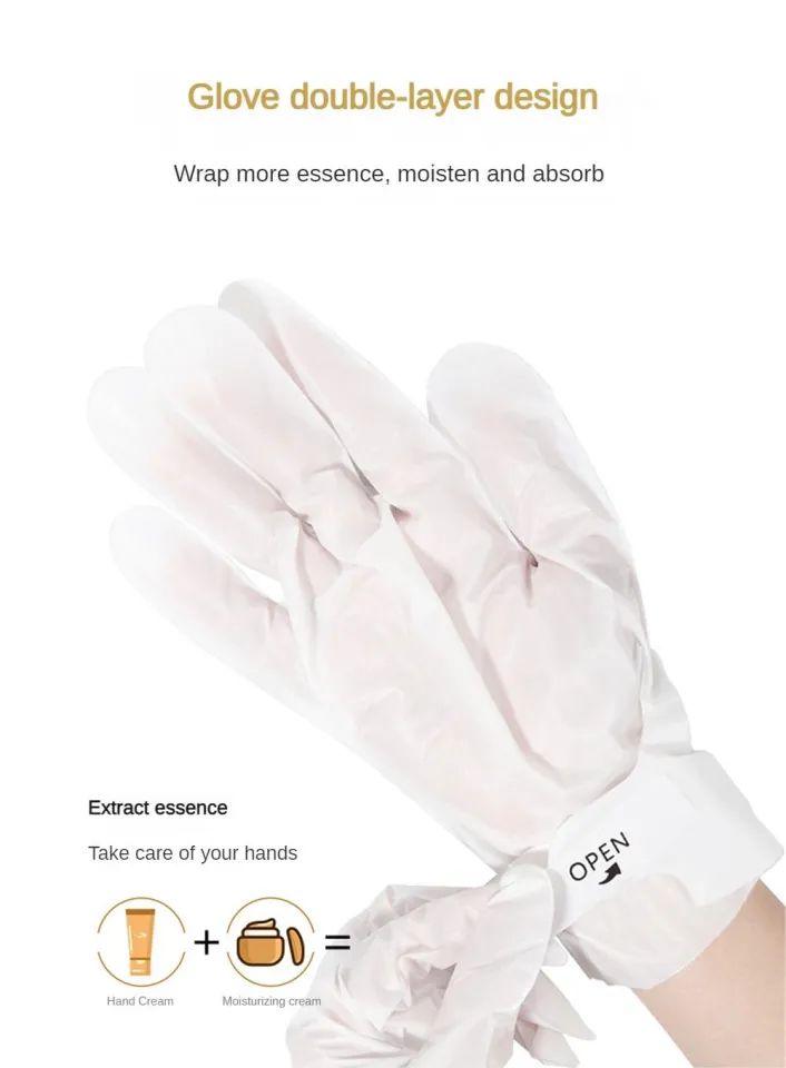 Exfoliating Hand Mask Spa Gloves Nourish Dry Dead Skin Whitening