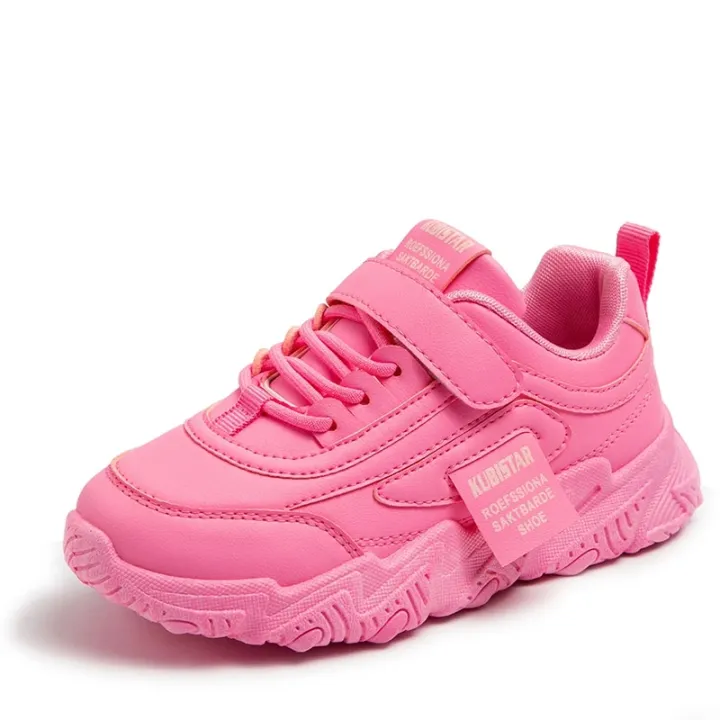 2024%20New%20Versatile%20Soft%20Breatheable%20Hook%20Loop%20White%20Boys%20and%20Girls%20Children%20Sneakers%20Cute%20Korean%20Style%20Uniform%20School%20Shoes%20-%20Image%204