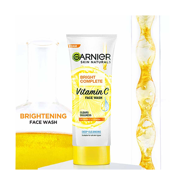 Garnier%20Skin%20Naturals%20Bright%20Complete%20Vitamin%20C%20Face%20Wash%20-%20100ml%20-%20Image%203