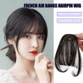 1/5Pcs French Air Bangs Wig Piece Women's Natural High Temperature Yarn Hair French Comic Hair Fashion Accessory. 