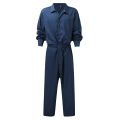 Mens Spring And Autumn Fashion Leisure Solid Color Lapel Pocket Buckle Overalls Jumpsuit Jean Rompers And Jumpsuits for Men. 