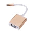 USB Type-C to VGA Converter Czble **White**. 