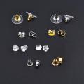30~880pcs Ear Plug Box Clear Rubber Alloy Earring Clasp Earrings Accessories Kit DIY Jewelry Making Ears Hook Findings.
