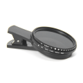 Phone ND Filter ND2 to ND400 Clip-on Variable Neutral Density Filter. 