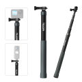 TELESIN 1.2M Extendable Carbon Fiber Selfie Stick Monopod For GoPro Insta360 Osmo Action DJI Action Camera.