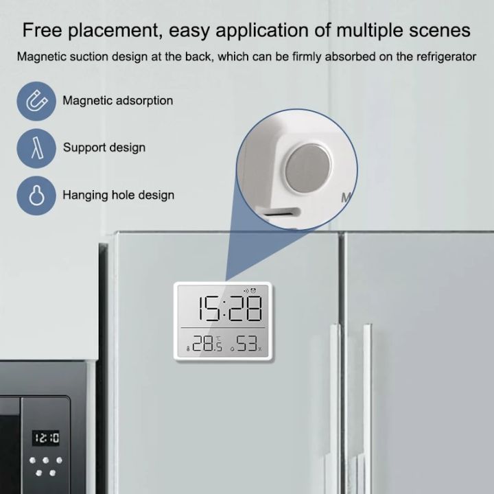 Refrigerator%20Magnetic%20Alarm%20Clock%20Large%20Screen%20Date%20Temperature%20Humidity%20Multi-functional%20LCD%20Digital%20Desktop%20Table%20Wall%20Clocks%20-%20Image%205