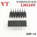 3Pcs- CHINA LM324 LM324N LM 324 Operational Amplifiers Op-Amp IC OPAMP Integrated Circuit DIP-14 14 Pin Dual In Line Package Chip Leads. 