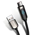 BASEUS Type-C 5A Power Display Fast Charging Data Cable USB. 